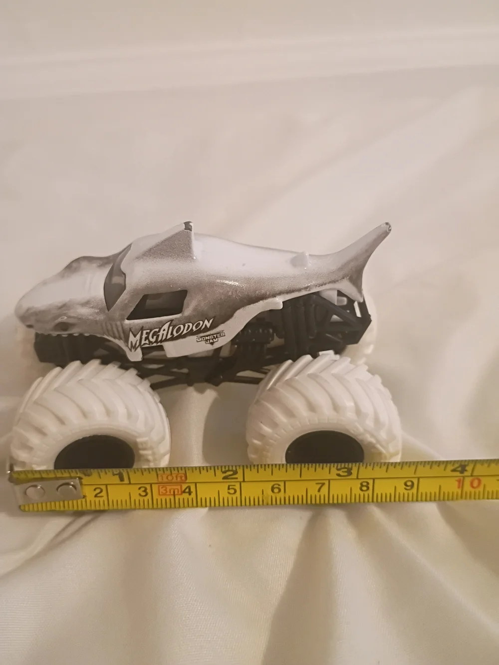 Monster Jam Megalodon White Monster Truck